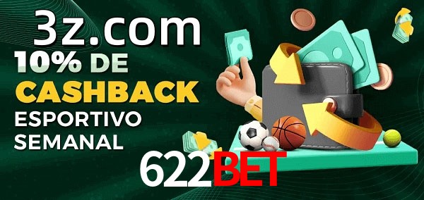 10% de bônus de cashback na 622BET