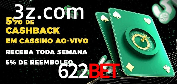 Promoções do cassino ao Vivo 622BET